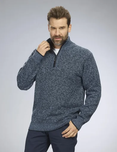 Strickpullover, Farbe marine