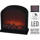 Charmanter Laternenkamin mit LED - 28 cm