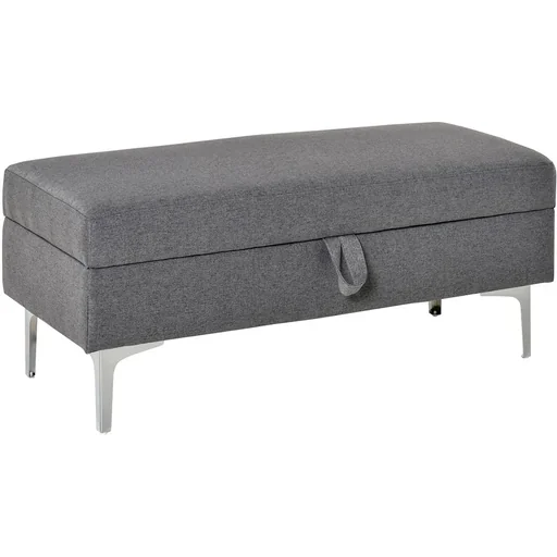 "Polsterbank mit Stauraum dunkelgrau image"