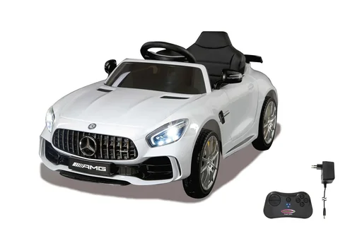 "Ride-on Mercedes-Benz AMG GT R für Kinder, 2,4 GHz, 12 Volt, Weiß image"