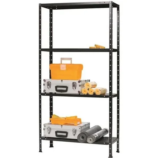 "Lagerregal - Schwarz 150 x 73 x 30 Regalboden image"