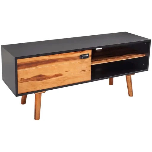"TV-Schrank 120x35x50 cm Akazienholz massiv image"
