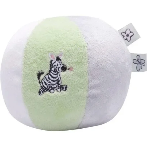 "Spielball Dinkey Zebra mit Rassel image"