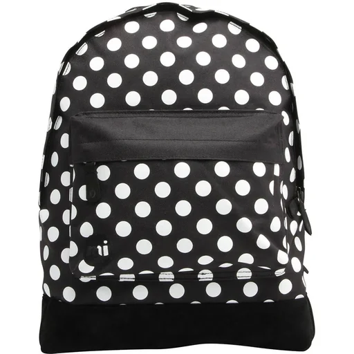 "Rucksack Alle Polka Schwarz / Weiß - Schwarz image"