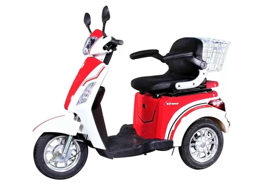 "E-Roller Seniorenmobil rot-weiß - 20 km/h image"