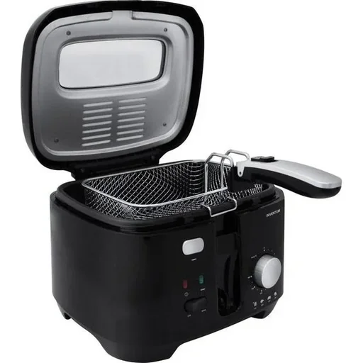 "Inventum Fryer / Fritteuse - GF626 - Schwarz - 2,5 Liter - mit Anti-Geruchsfilter - Max 190 ° C Geeignet für 3 Personen image"