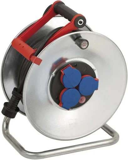 "Kabeltrommel Garant S IP44, Durchmesser 290mm, Stahlblech, ölbeständiges Kabel, 25m image"