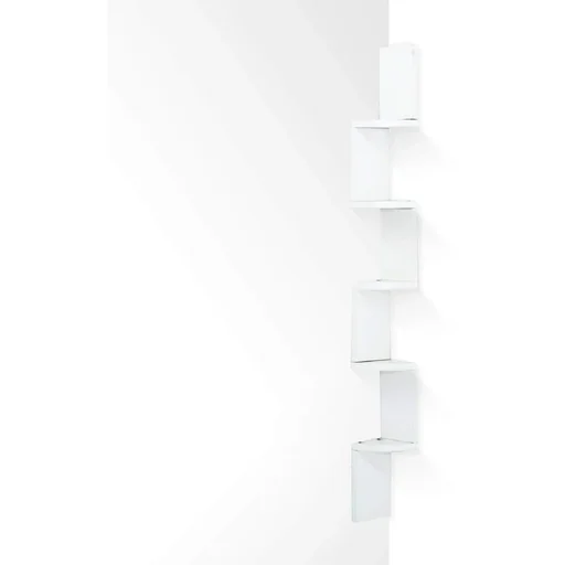 "Wandregal Eckregal Bücherregal weiß image"