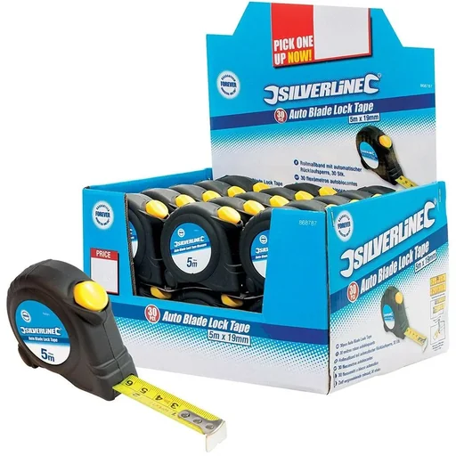 "Selbstklemmendes Maßband, Displaykarton 30 Stück, 5 m x 19 mm image"