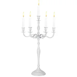 Kerzenleuchter 80cm weiß