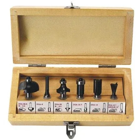 "Fräsersatz - 6 Stück - Schaft Ø 8 mm image"