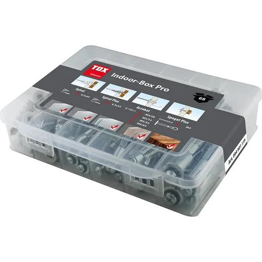 "Hohlraumdübel - Sortiment Indoor Box Pro 68 teilig image"