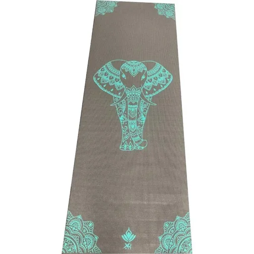 "Fit4You Yoga & Fitness Matte - Stretch - Rutschfest - 172 x 61 x 0,4 cm - Grau image"