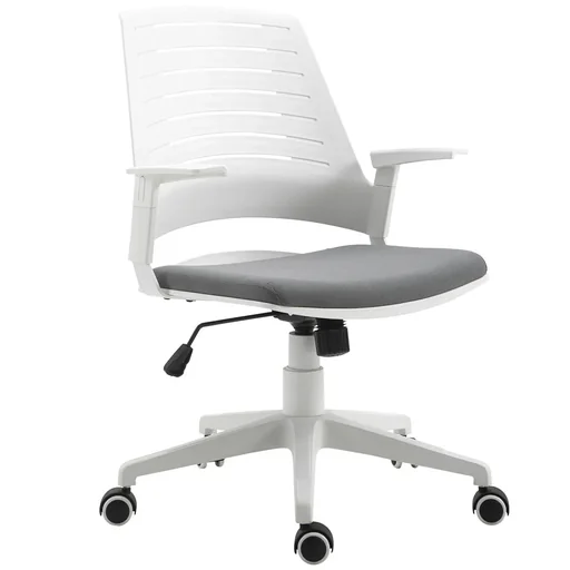 "Bürostuhl Gaming Stuhl Drehstuhl Wippfunktion mit Rückenlehne Polsterung ergonomisches Design höhenverstellbar Nylon PU- image"