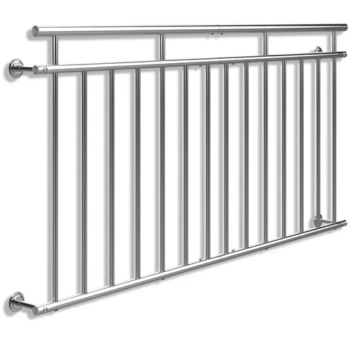 "Französisches Balkongeländer aus Edelstahl 90x184cm image"