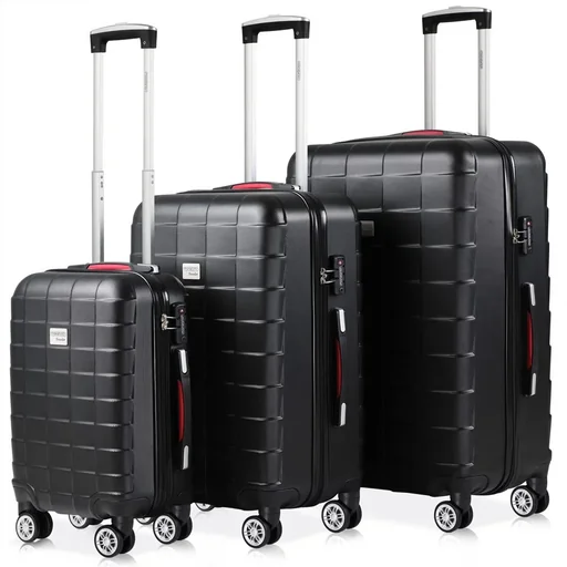 "Exopack Hartschalenkoffer-Set Champagner M/L/XL image"
