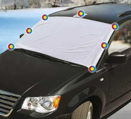 "Magnetische Scheibenabdeckung - Anti Frost Profi inklusive Tasche image"