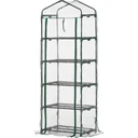 Poly-Gewächshaus mini - 5 Ebenen - 69 x 49 x 193 cm