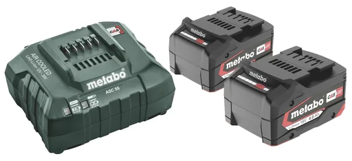 "Basic-Set 2 x Li-Ion 4.0 Ah 18 V, Ladegerät ASC 55 image"