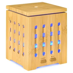 Aroma Diffuser Luftbefeuchter für ätherische Öle 7 Farben LED 2 Sprühnebel-Modi 