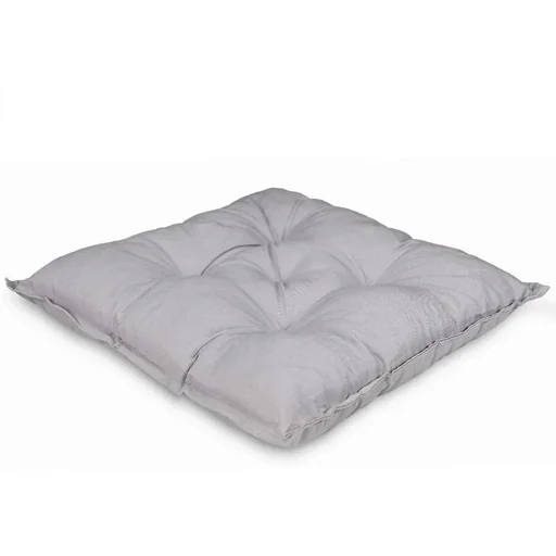 "Stuhlkissen - Kissen Gartenstuhl - 4er Set hellgrau image"