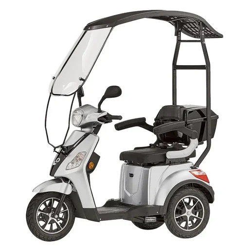 "3-Rad E-Mobil Bologna 25 km/h silber inklusive Wind- und Wetterschutz image"