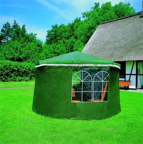 "Pavillon Rosenheim mit grünem Dach, Set komplett image"