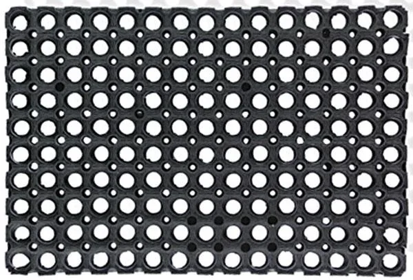 Gummi Ringmatte 40 x 60 cm - Rutschfeste Fußmatte