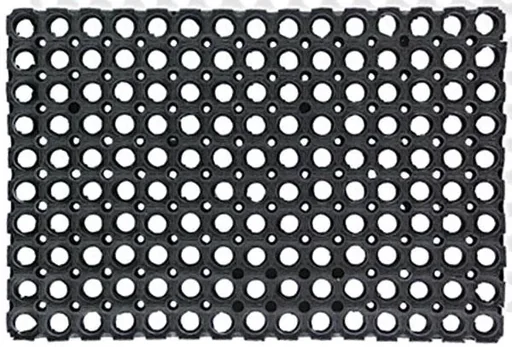"Gummi Ringmatte 40 x 60 cm - Rutschfeste Fußmatte image"