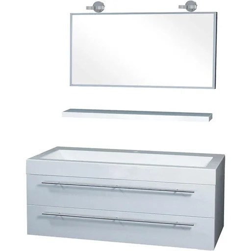 "Badezimmermöbel Force 125 cm - Weiss image"