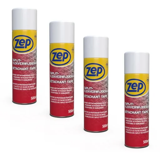 "ZEP Carpet Fleckentferner - 500 ml x 4 Stück - Vorteilspackung - 4 Stück image"