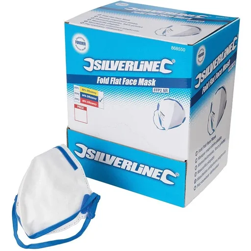 "Flach faltbare FFP2-Staubmaske, Einweg-Displaybox, 50 Stk. FFP2 image"