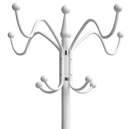 "Garderobe weiß gebogen image"