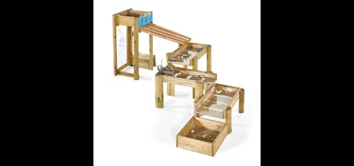 "Discovery Wasserspiel Forest , Outdoor-Wasserspiel für Kinder aus Holz, Malscheibe, natur image"