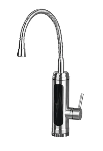 "Warm- & Kaltwasserarmatur, elektrisch, Edelstahl, 3600 Watt image"