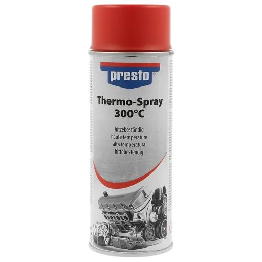 "Thermo-Lackspray, Farbe rot, hitzebeständig bis 300°C, 400 ml image"