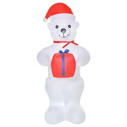 "Aufblasbarer Weihnachts-Eisbär 1,8 m Decorationen image"
