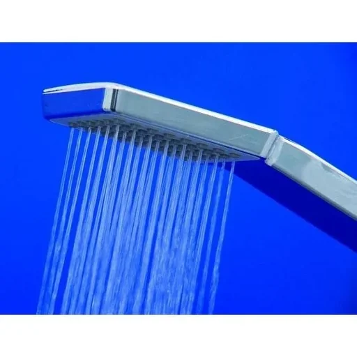 "Brausegarnitur - quadratisch - Regenbrause - separate Handbrause - Schiebegriff image"