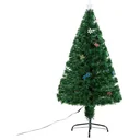 Weihnachtsbaum Tannenbaum LED Lichtfaser 120cm grün