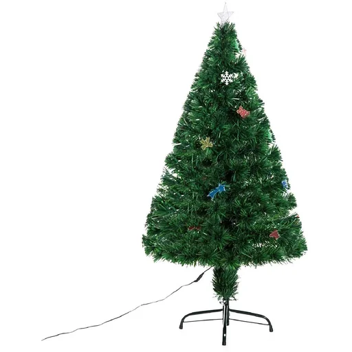 "Weihnachtsbaum Tannenbaum LED Lichtfaser 120cm grün image"