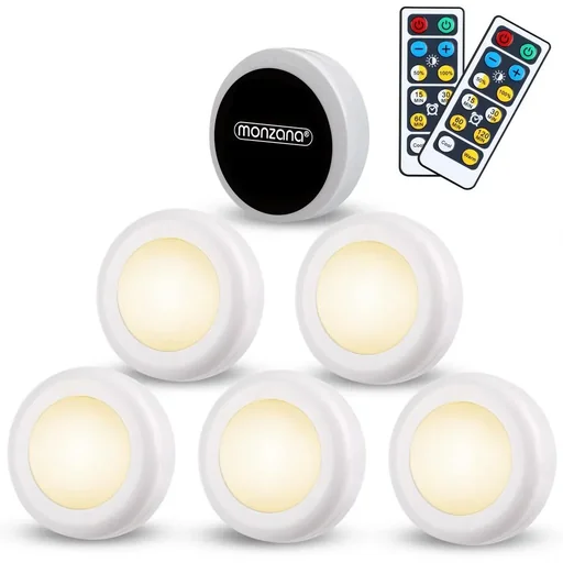 "LED-Lampe 6er-Set Skab White mit Fernbedienung image"