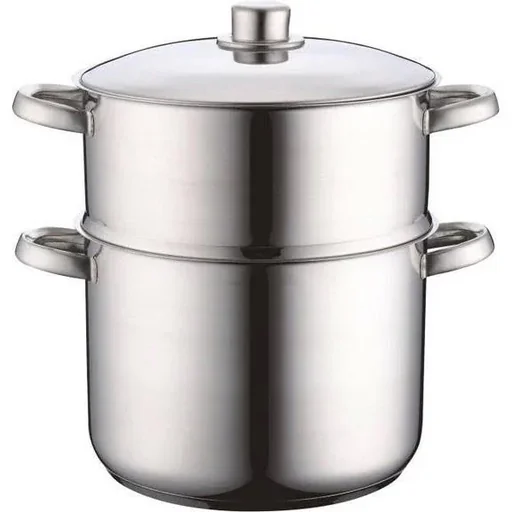 "Couscou-Pfanne - Kochen von Couscous - 14 L - Silber image"