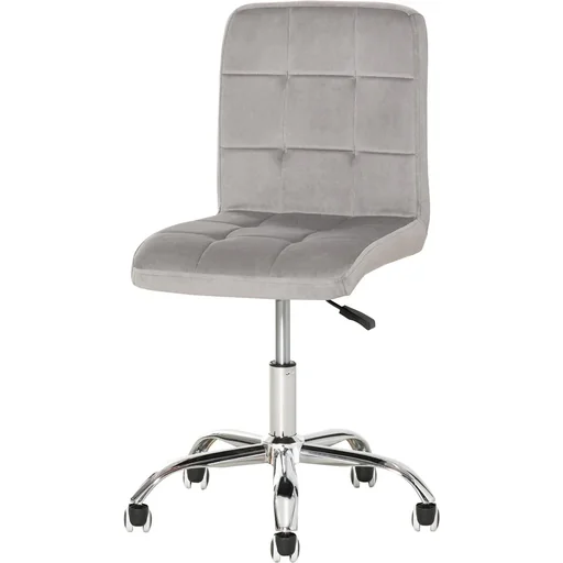 "Bürostuhl höhenverstellbar Hellgrau image"