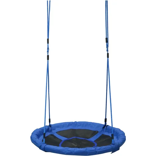 "Nestschaukel Kinderschaukel 100cm bis 100kg Blau image"