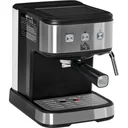 Espressomaschine Kaffeemaschine aus Edelstahl Siebträgermaschine mit Milchschäumer 1,5L Wassertank 15 Bar für Espresso C