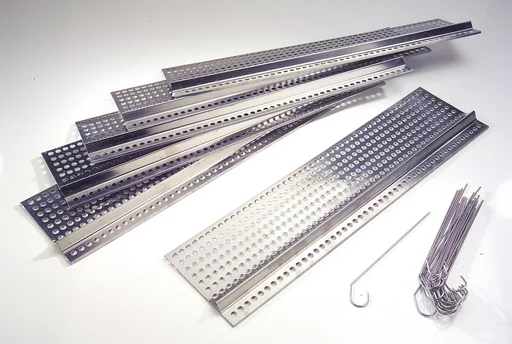 "Edelstahl Dachrinnenschutz 6 Platten je 50 cm Länge/ 10 cm Tiefe image"