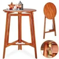 "Zusammenklappbarer Party-Bartisch aus Acaci image"