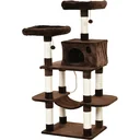 Kratzbaum mit Hängematte und Spielbällen