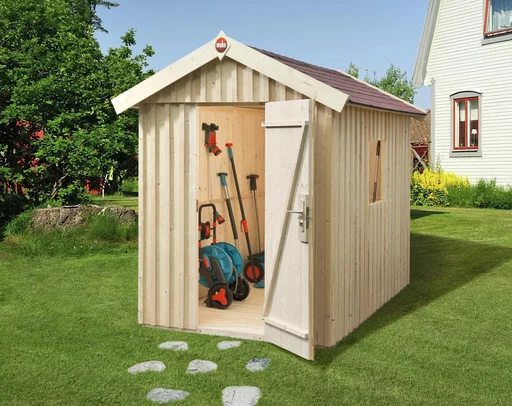 "Schwedenhaus Gr. 2, B 162 x T 246 cm, natur image"