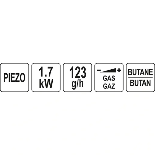 "Lötbrenner / Gasbrenner - 360° drehbar - Piezo-Zündung image"